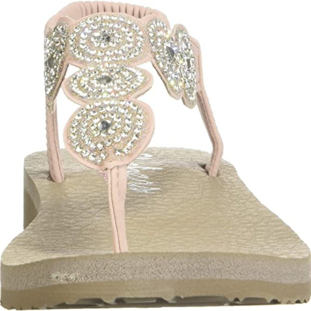 Skechers "Cali" Meditation Vegan Sling Back Sandals - Stars & Sparkle - Size 7M